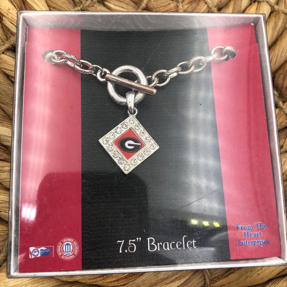 Georgia Bulldogs Charm Toggle Bracelet Georgia